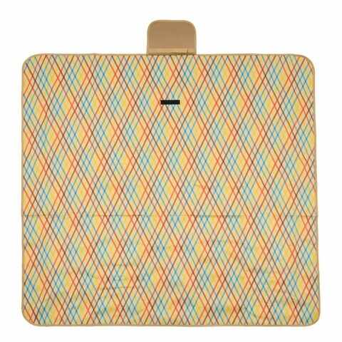 Patura pentru picnic Cream Stripes, Heinner, 145x150 cm, poliester, multicolor