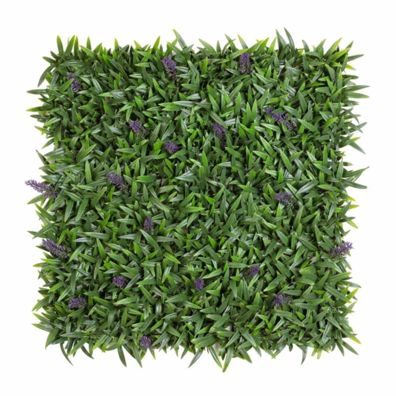 Panou verde artificial / gradina verticala artificiala Lavender Green, Bizzotto, 50x50 cm